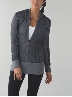 #47 lululemon athletica Dark Gray Zip Hoodie